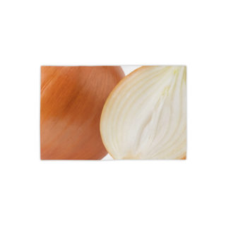 Onion Print Beach Towel | Realistic Onion Design, Kitchen Produce Pattern 7