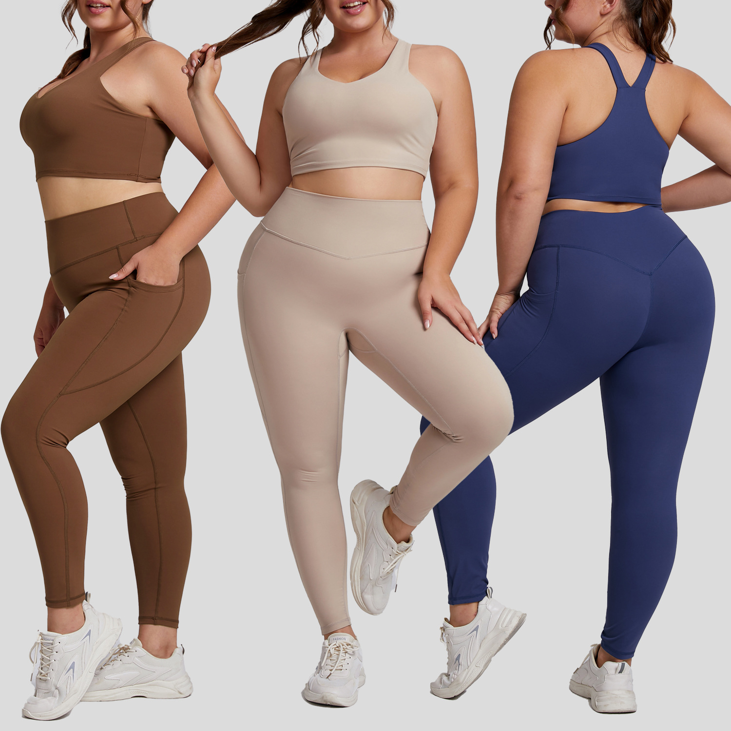 Women's High-End Fitted Two-Piece Yoga Set