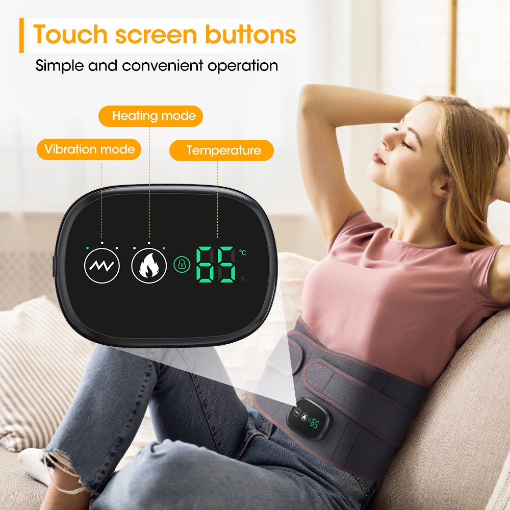 Adjustable Far-Infrared Heated Lower Back Support Belt