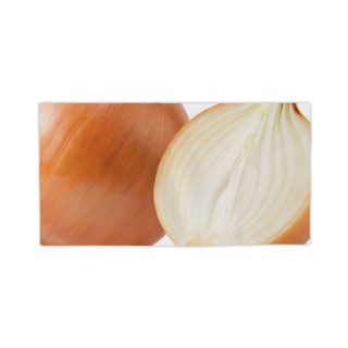 Onion Print Beach Towel | Realistic Onion Design, Kitchen Produce Pattern 5