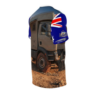 Australian Flag Sleeves Camper Truck Tee | Overland 4x4 Adventure 24