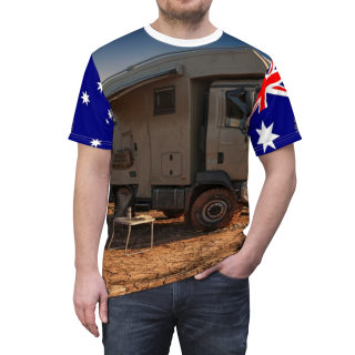 Australian Flag Sleeves Camper Truck Tee | Overland 4x4 Adventure 9