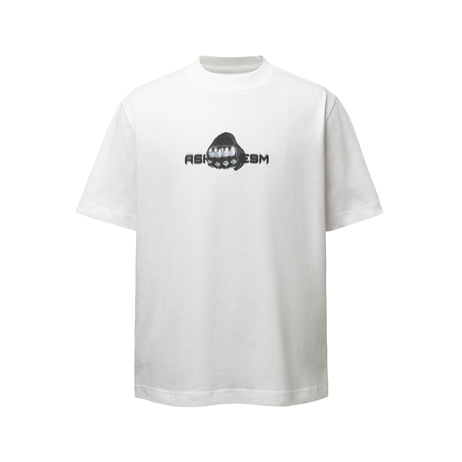 Front and Back Gesture Print T-Shirt