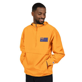 Packable Anorak Jacket | Hooded Windbreaker, Pocket Patch Detail 16