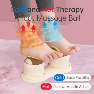 Warme/koude kompres voet- en handmassagebal