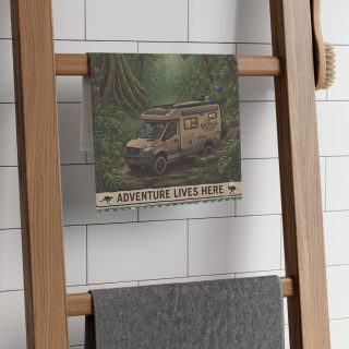 Australian Outback Explorer Rally Towel | Adventure Lives Here, 11x18 5
