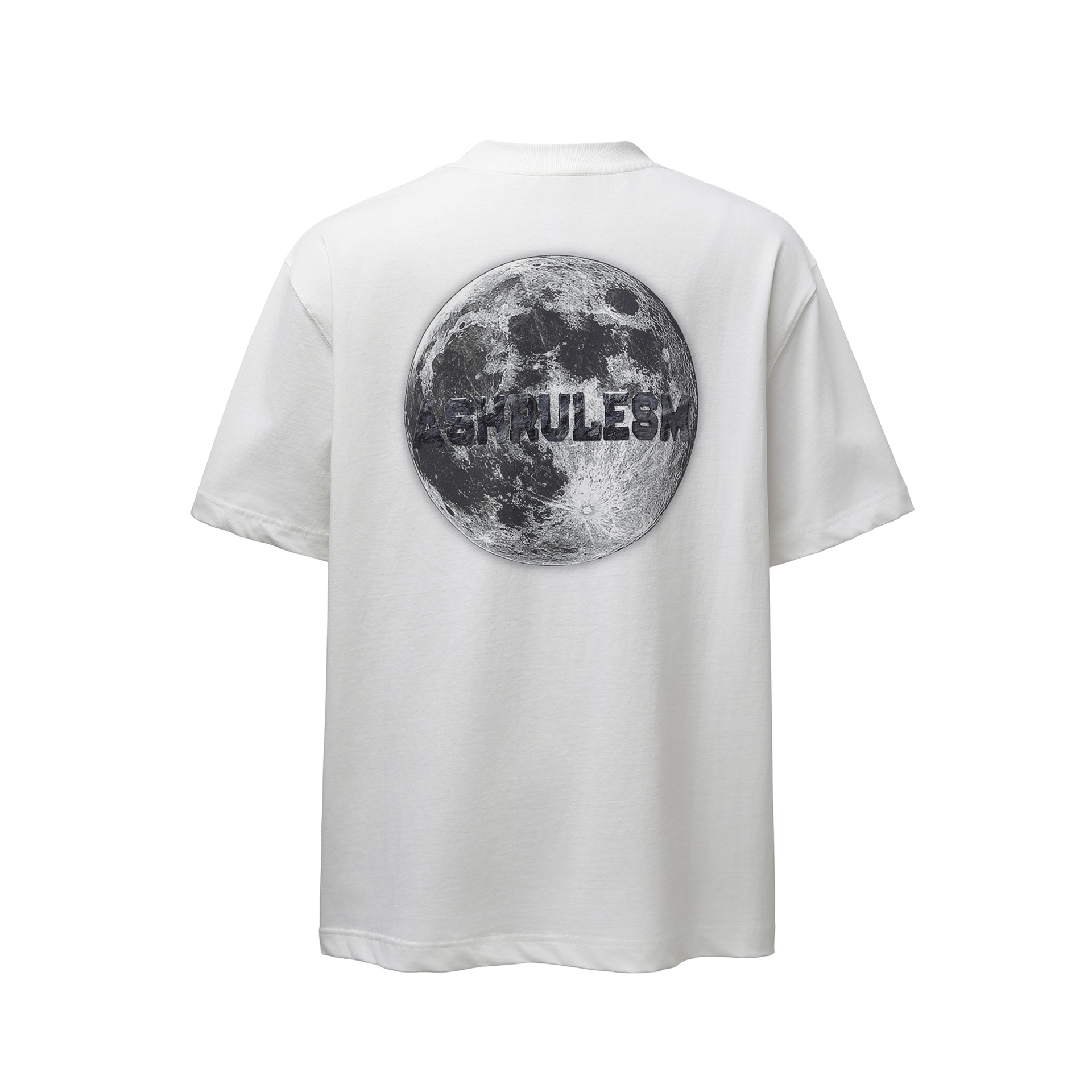 Moon Print Short Sleeve T-Shirt