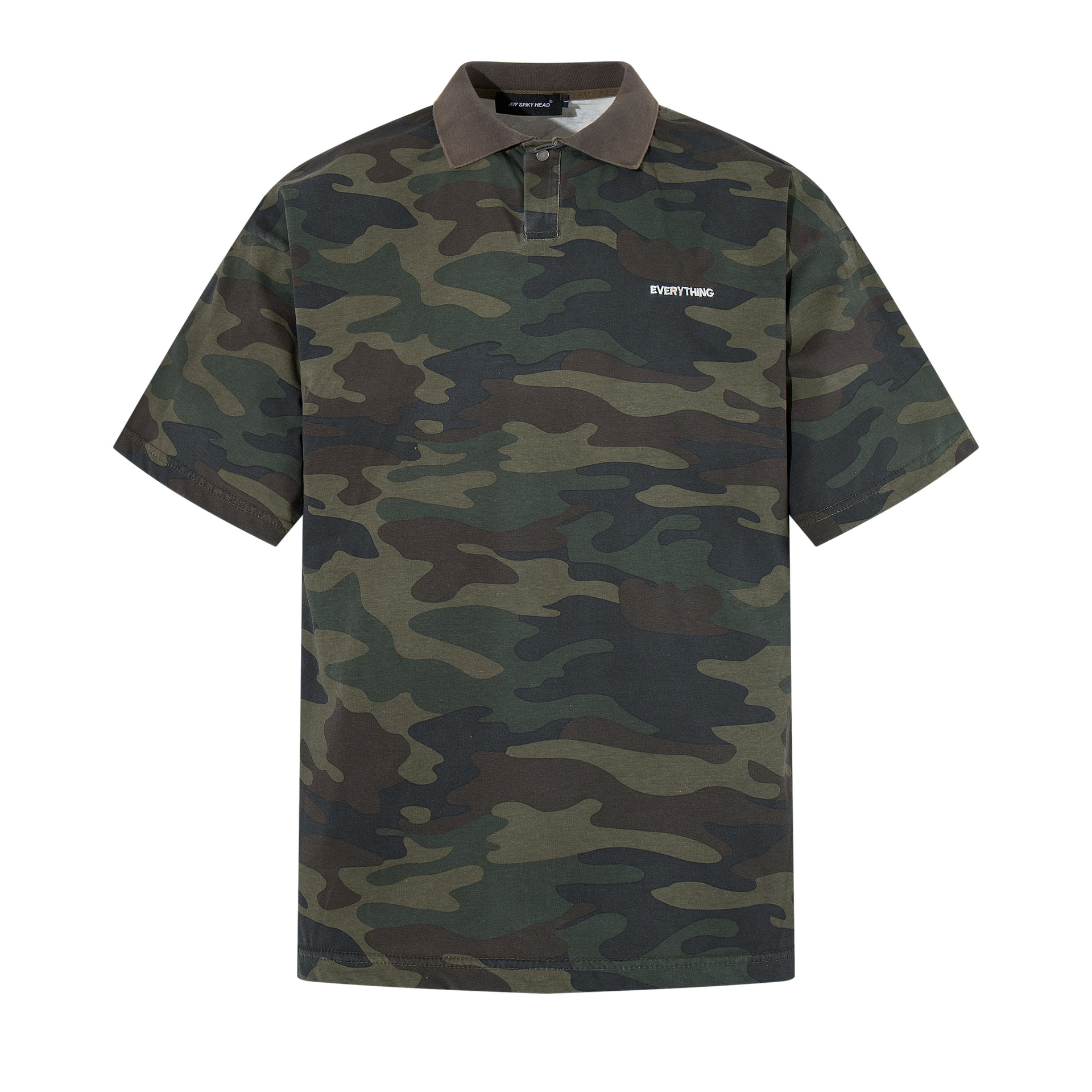 Street Style Camouflage Short Sleeve Shirt | Versatile Casual