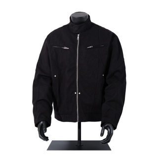 Men's Stand Collar Baseball Jacket | Windproof Zip-Up 3