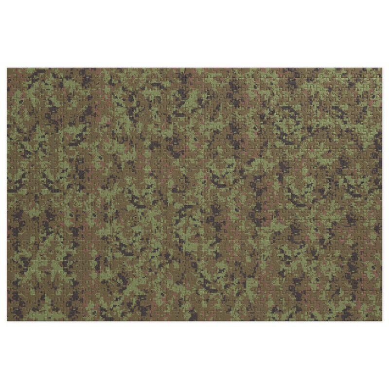 Jigsaw Puzzle with Tin, Estonian Digital Camo