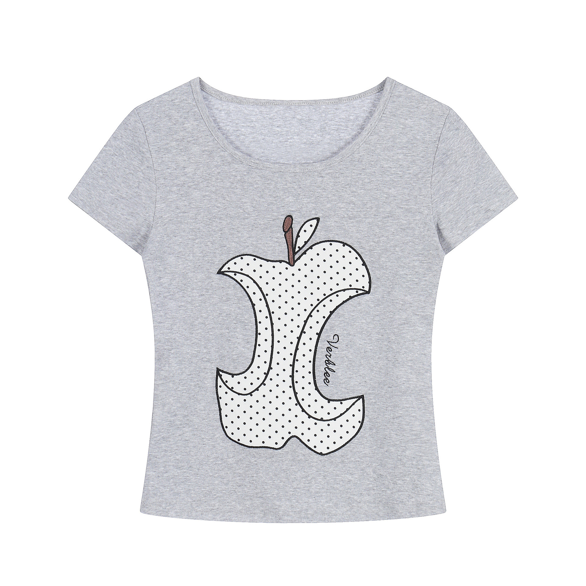 Embroidered Summer Fitted Cropped Top | Slim Fit