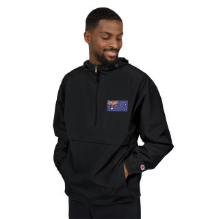 Packable Anorak Jacket | Hooded Windbreaker, Pocket Patch Detail 20