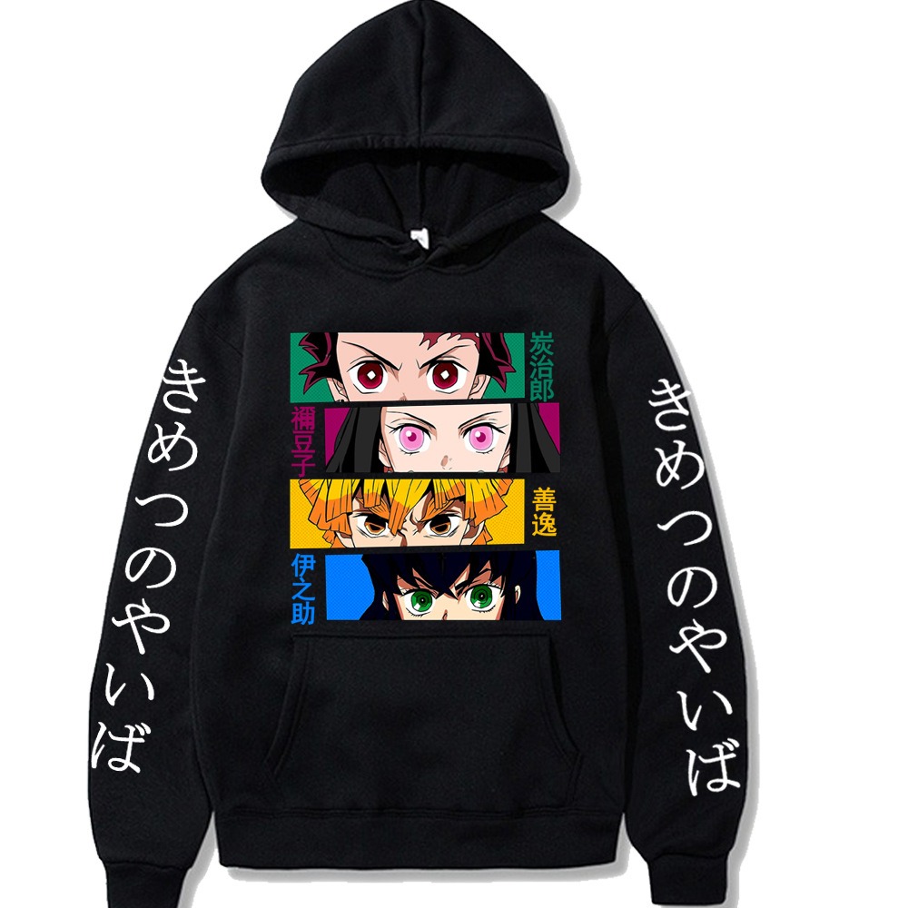 Demon Slayer (Kimetsu no Yaiba) Print Hoodie for Men