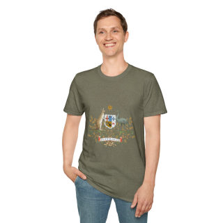 Australian Coat of Arms shirt | Kangaroo Emu Crest T-Shirt 84
