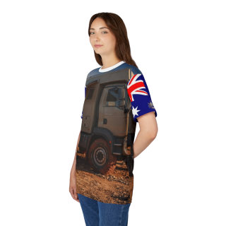 Australian Flag Sleeves Camper Truck Tee | Overland 4x4 Adventure 30