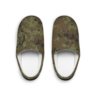 Camouflage Pattern Womens Indoor Slippers | Camo House Shoes 2