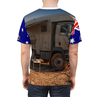 Australian Flag Sleeves Camper Truck Tee | Overland 4x4 Adventure 18