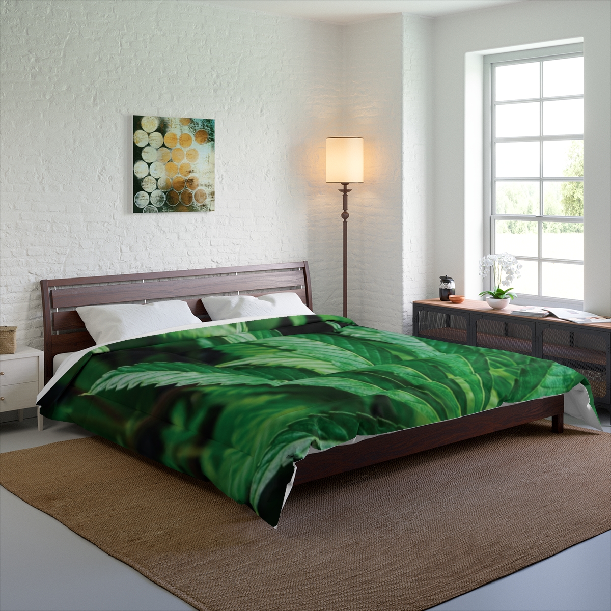 Marijuana Leaf Comforter