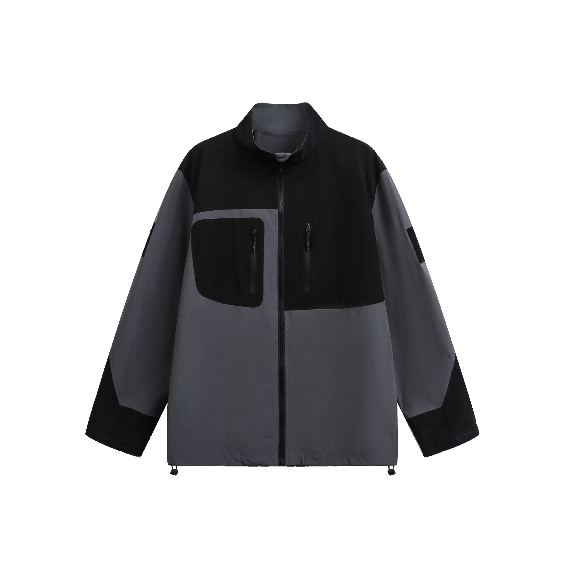 Color-Block Sun Protection Jacket | Casual Sporty Stand-Up Collar