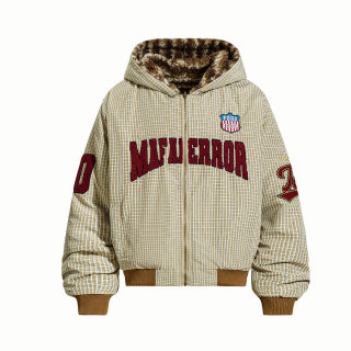 Baseball Hooded Padded Jacket | College Style 1
