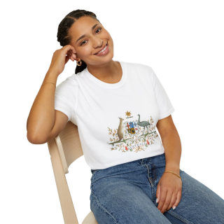 Australian Coat of Arms shirt | Kangaroo Emu Crest T-Shirt 111