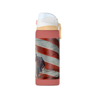 Uncle Sam Pointing Water Bottle | American Flag Patriotic 32oz 26