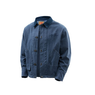 Contrasting Lapel Jacket for Men | Street Trend Solid Color 5