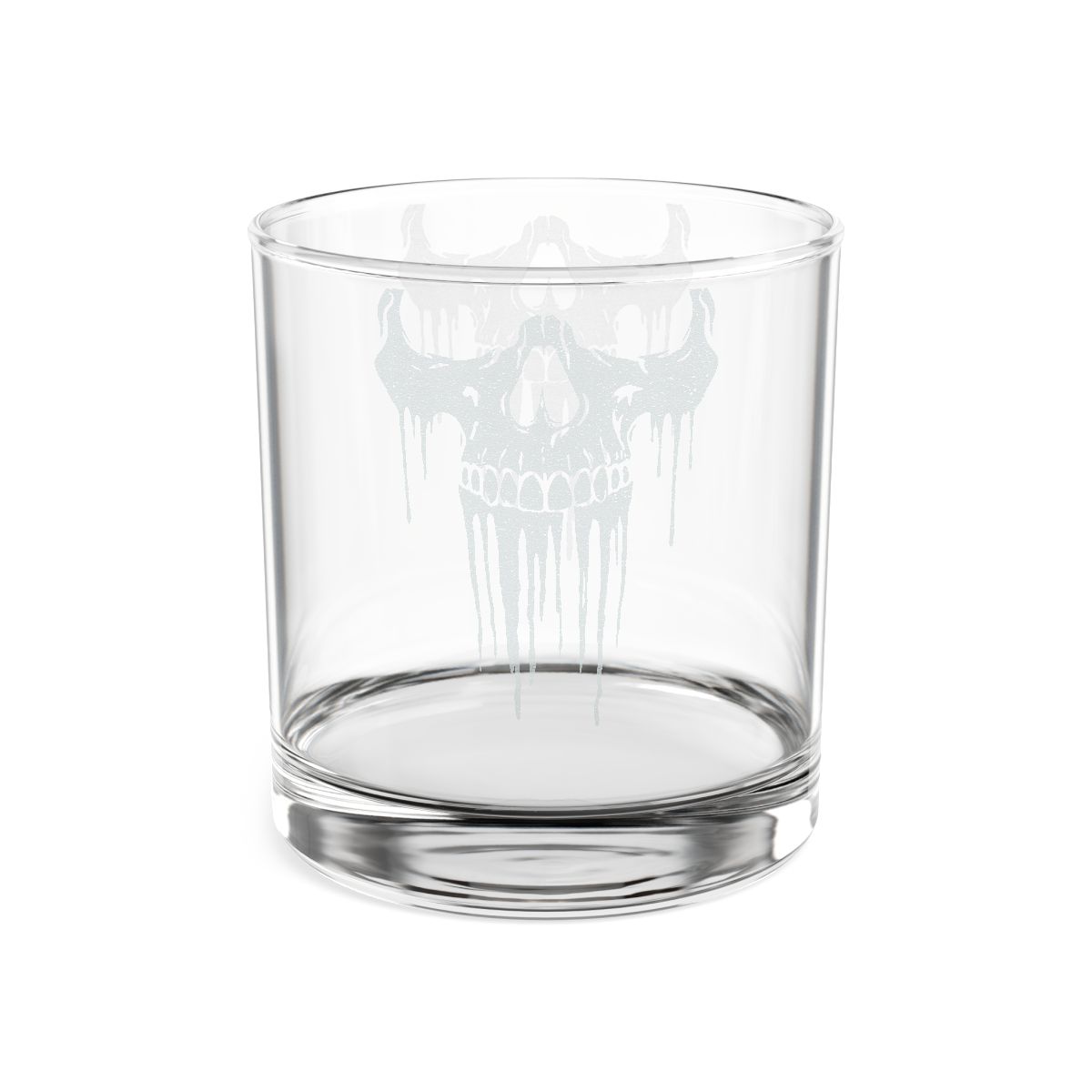 Dripping Skull Whiskey Glass | Engraved 10.5oz