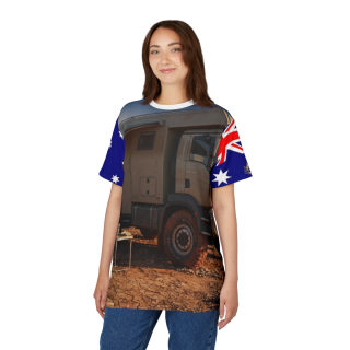Australian Flag Sleeves Camper Truck Tee | Overland 4x4 Adventure 16