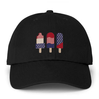 Patriotic Popsicles Cap | American Flag Ice Pop Hat 9