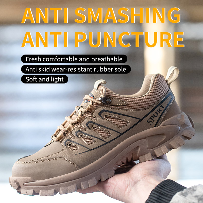 Men's Steel Toe Safety Shoes | Anti-Smash Anti-Stab Wear-Resistant