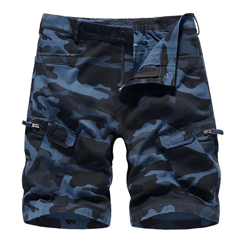 Men's Loose-Fit Camo Workwear Capri Shorts