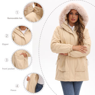Women's Hooded Long Sleeve Cardigan Jacket | Chic Commute Style 2