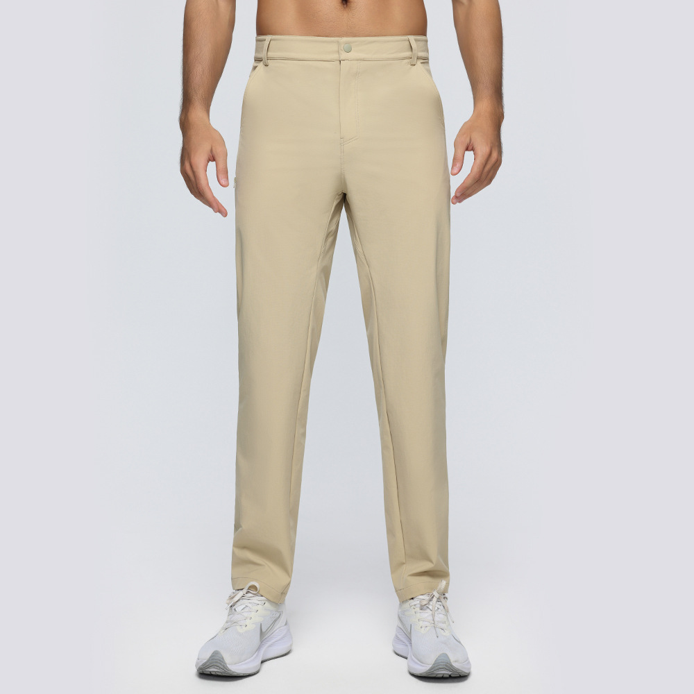 Slim-Fit Straight-Leg Pants