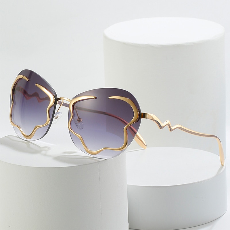 New-Style Rimless Cloud-Shape Sunglasses