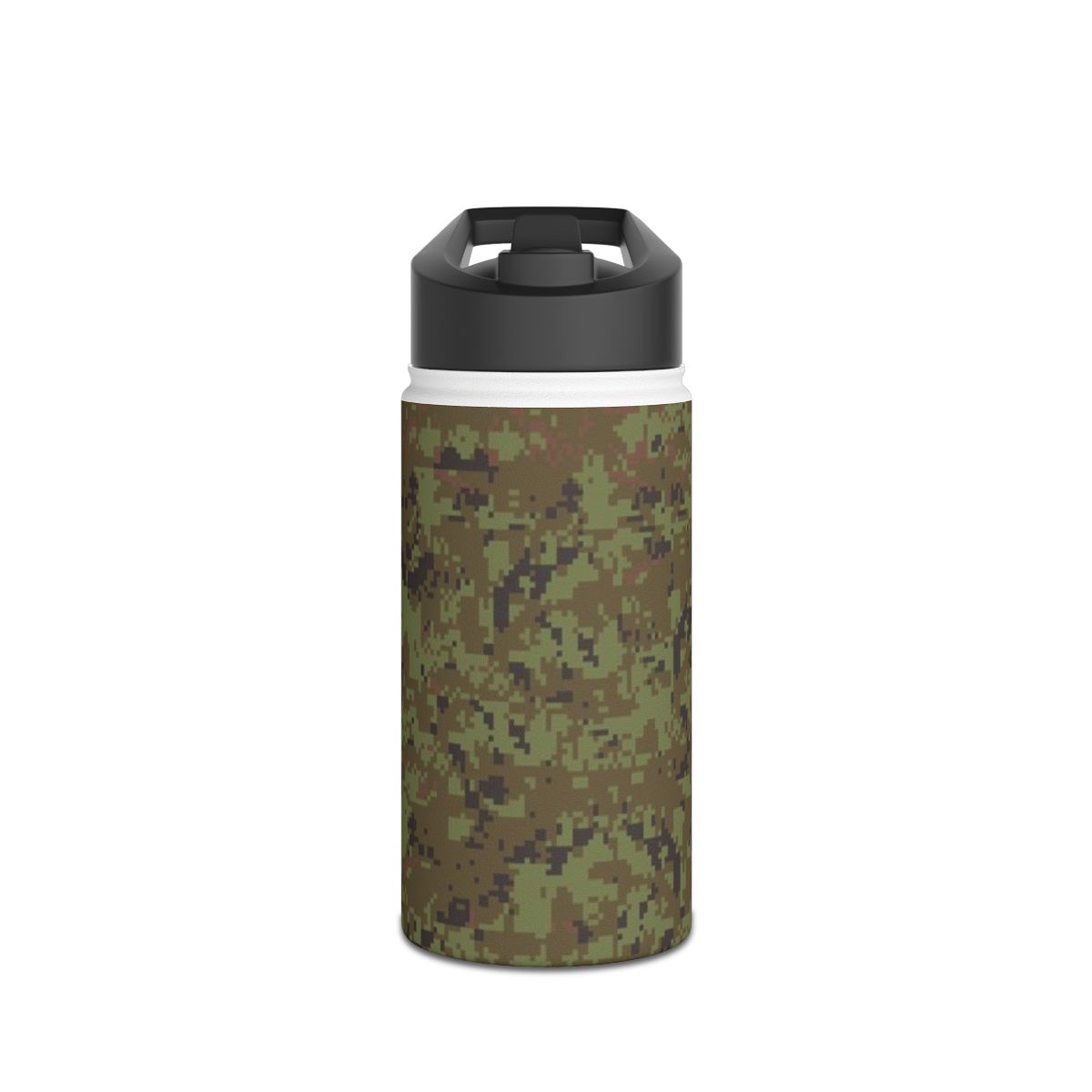 Camo Pattern Stainless Steel Water Bottle | Standard Lid