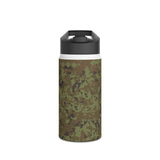 Camo Pattern Stainless Steel Water Bottle | Standard Lid