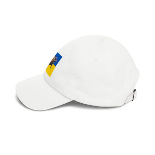 Grill Skewers on Blue Yellow Flag Dad Cap | BBQ Ukraine Baseball Hat 23