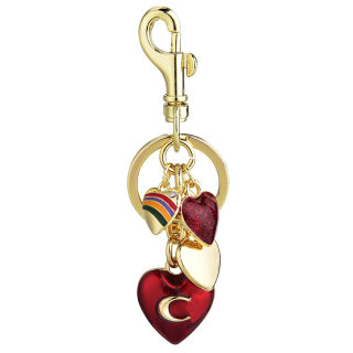 Metal Fruit Keychain Set with Rhinestones | Bag Pendant Accessory 5