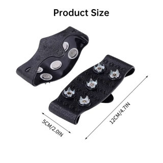 5-Point Adjustable Ice Cleats, Non-Slip