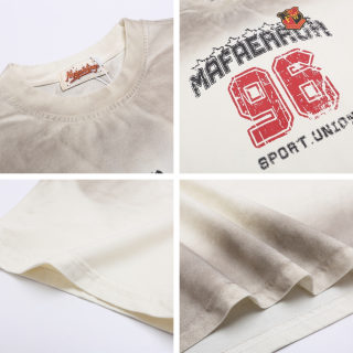 Printed Letter Graphic T-Shirt | Versatile Loose Casual Couple Tee 4