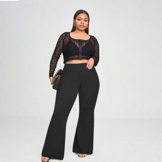 High-Waist Flared Yoga Pants with Pockets 5