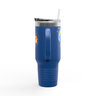 Super Mom comic burst insulated travel mug 23