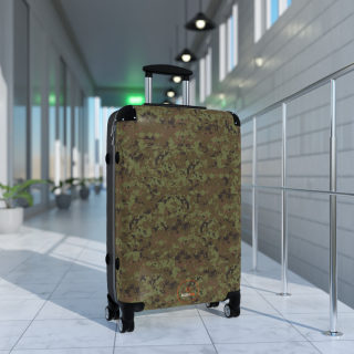 Digital Camo Suitcase | Carry-On Luggage with Telescoping Handle 8