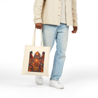 Halloween Pumpkin Patch Trick or Treat Tote | Haunted Town Jack-o'-Lanterns 13