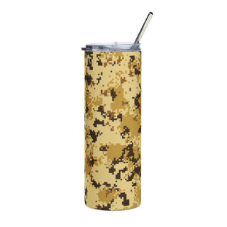 Desert Digital Camo Tumbler | 20oz Stainless Steel Travel Cup 4