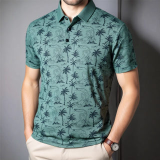 Men's Ice Silk Polo Shirt | Cross-Border Export Trend 4