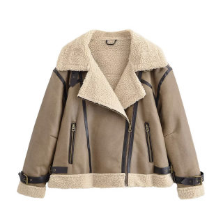 Faux Fur One-Piece Coat