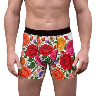 Vintage Rose Garden Boxer Briefs