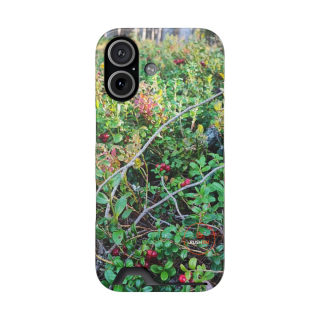 Wild berry bush phone case